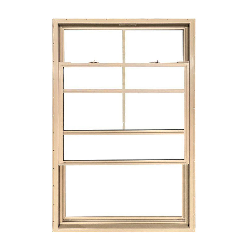 Ventana de 62 mm con una sola suspensión y inclinación Blanco Negro Color con rejillas de PVC