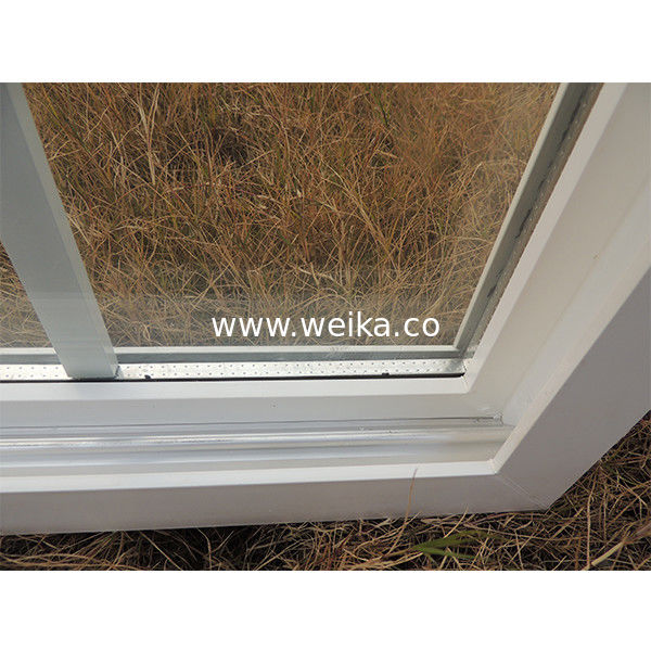 1.7mm UPVC ventana corredera y puerta PVC ventana de baño con rejillas de pantalla red