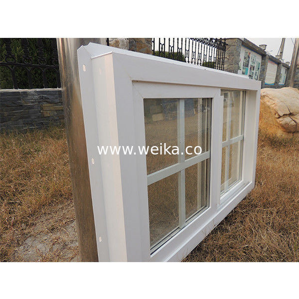1.7mm UPVC ventana corredera y puerta PVC ventana de baño con rejillas de pantalla red
