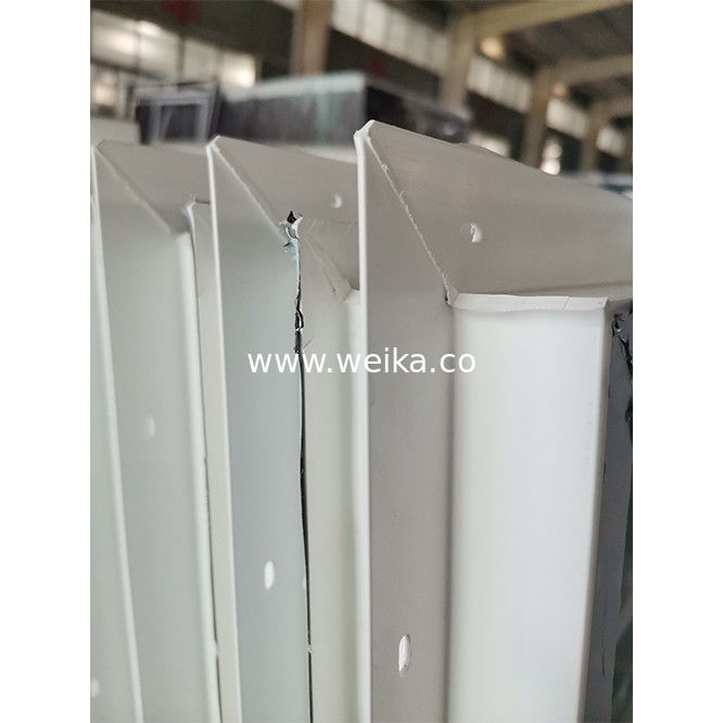 Ventanas móviles de UPVC con sola ventana colgada de plástico para casas de campo