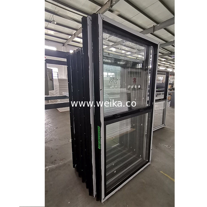 Tamaño personalizado UPVC Vinyl de vidrio de baja intensidad con ventanas colgadas para un rendimiento duradero
