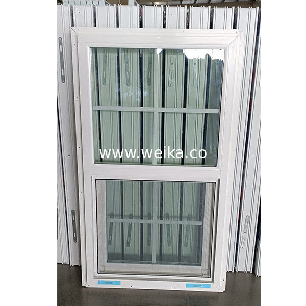 Ventanas móviles de UPVC con sola ventana colgada de plástico para casas de campo