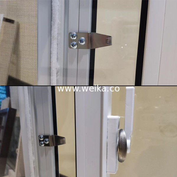 Premium UPVC ventanas corredizas de doble acristalamiento Fábrica directa 15+ años de experiencia Ventanas corredizas de PVC