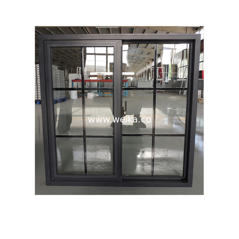 Diseño sencillo y transparente Vinyl Slide Windows UPVC estadounidense ventanas correderas para su