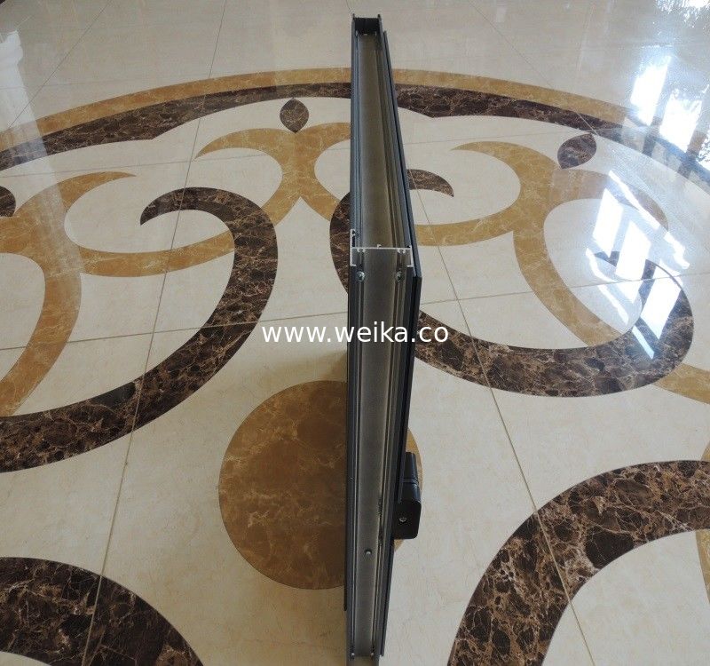 Color de aluminio Pivot media Hopper Ventanas luz del cielo UPVC marco