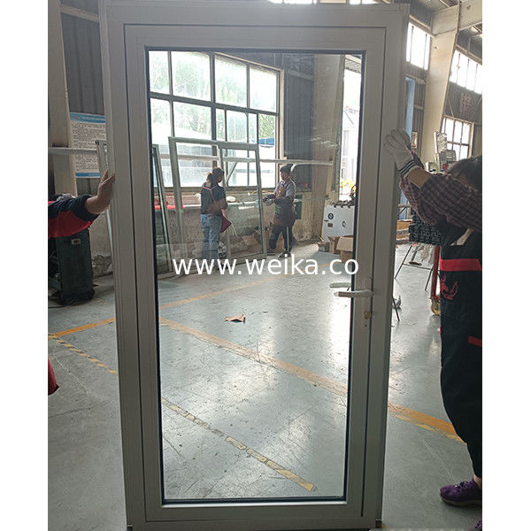 WEIKA de alta calidad China Fábrica moderna de ventanas térmicas rompe aluminio swing puerta de aluminio
