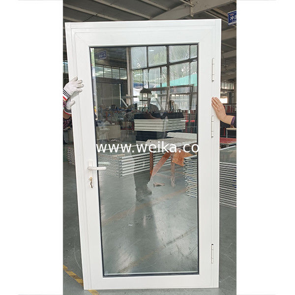 WEIKA de alta calidad China Fábrica moderna de ventanas térmicas rompe aluminio swing puerta de aluminio