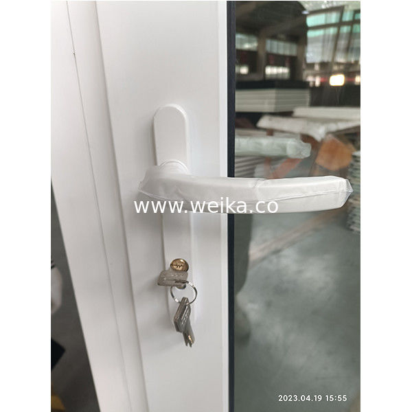 WEIKA de alta calidad China Fábrica moderna de ventanas térmicas rompe aluminio swing puerta de aluminio