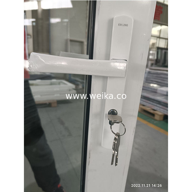 WEIKA Nuevo estilo China fábrica de doble acristalado ventana moderna térmica ruptura de aluminio swing puerta de aluminio