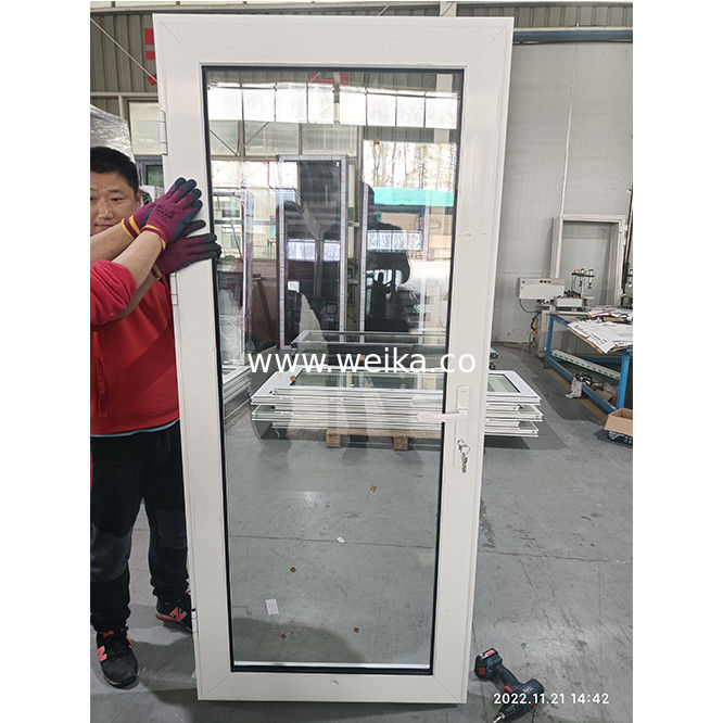 WEIKA Nuevo estilo China fábrica de doble acristalado ventana moderna térmica ruptura de aluminio swing puerta de aluminio