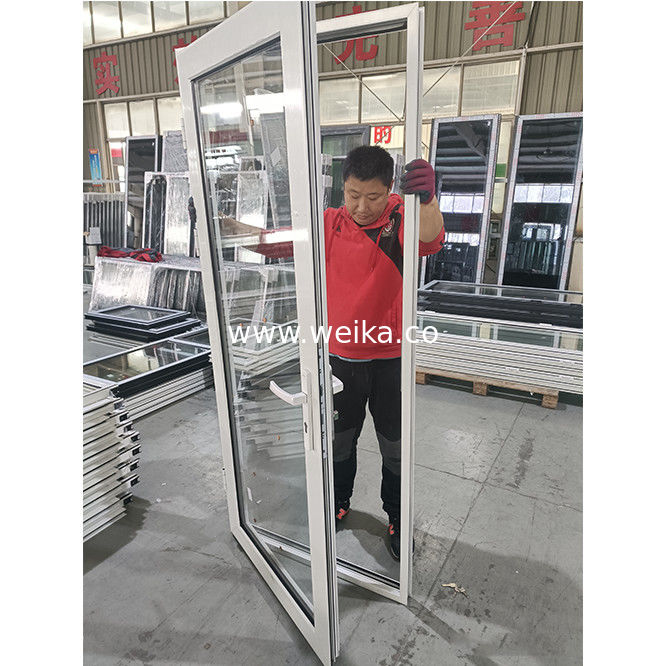WEIKA Nuevo estilo China fábrica de doble acristalado ventana moderna térmica ruptura de aluminio swing puerta de aluminio
