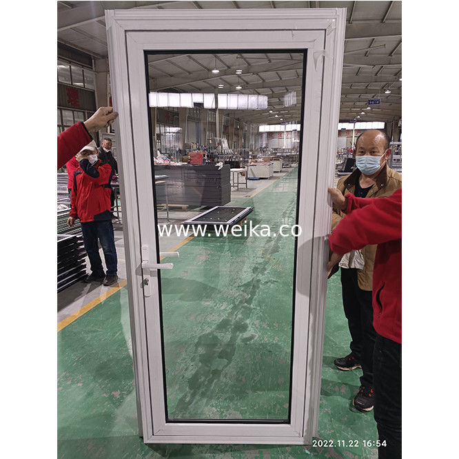 WEIKA Nuevo estilo China fábrica de doble acristalado ventana moderna térmica ruptura de aluminio swing puerta de aluminio
