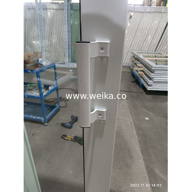 Balcón exterior Puertas correderas UPVC Pvc Frente Interior Acordeón marco