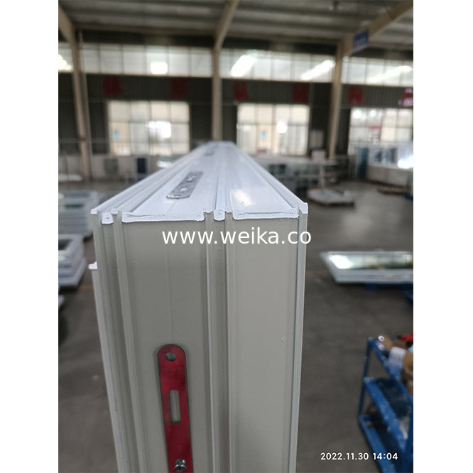 Balcón exterior Puertas correderas UPVC Pvc Frente Interior Acordeón marco