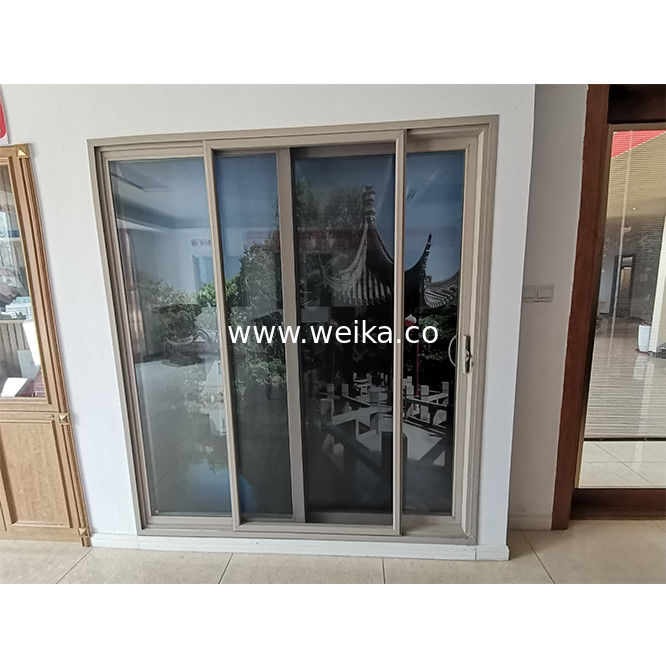 5.5 pulgadas UPVC ventana corredera y puerta interior vidrio templado UPVC puertas de patio