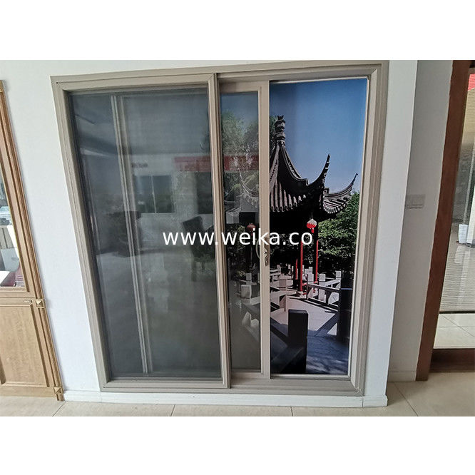 5.5 pulgadas UPVC ventana corredera y puerta interior vidrio templado UPVC puertas de patio