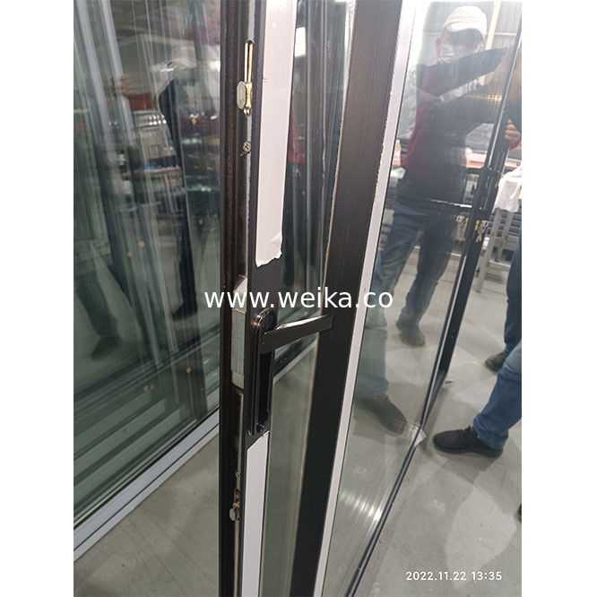 Ventana corredera de aluminio de doble vidrio y puerta 60 X 24 con red de fibra de vidrio