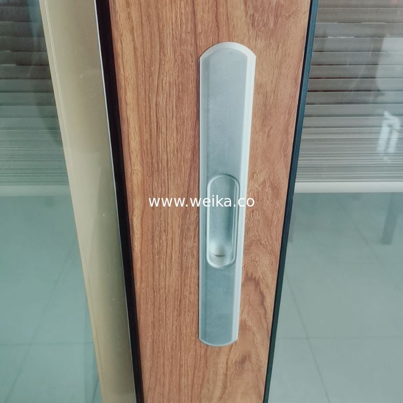 Puertas correderas de patio de aluminio de vidrio templado para casas residenciales