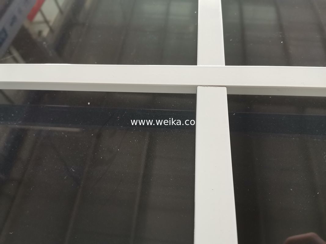 Ventana de vidrio fija de UPVC de arco superior 24x24 Ventana octogonal