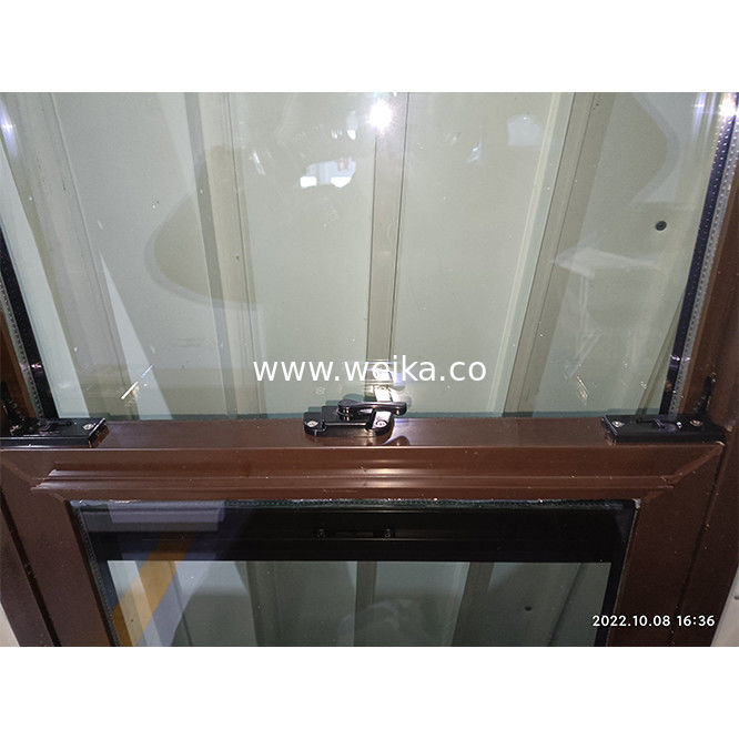 Ventanas de cristal de UPVC de panel inferior de vidrio de baja E