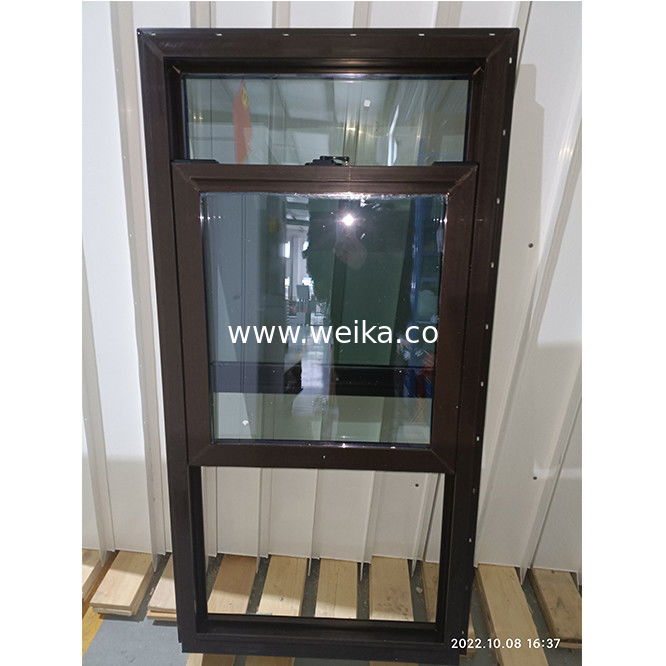 Ventanas de cristal de UPVC de panel inferior de vidrio de baja E