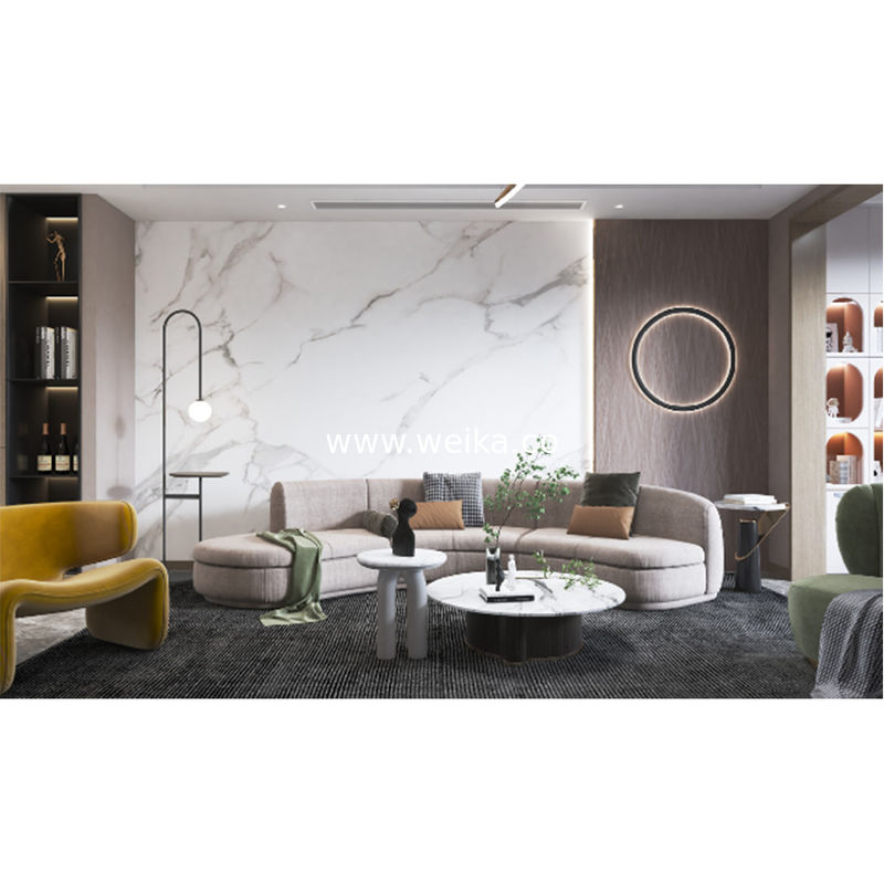 3D PVC Clique SPC Tablero de pared de mármol decorativo de interiores paneles de pared de madera