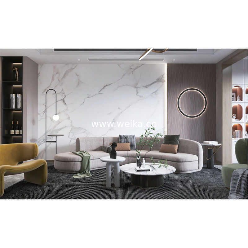 Pantalones de baño de lujo impermeable SPC de pared decorativa Interiores a prueba de sonido SPC de mármol