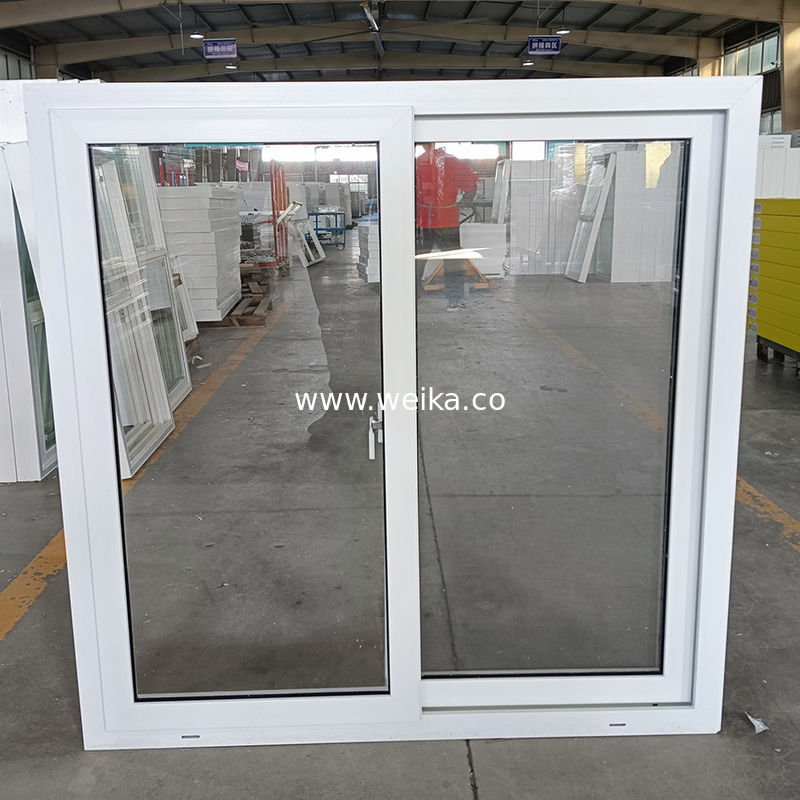 Rendimiento de ventilación de ventanas y puertas deslizantes de UPVC estadounidense con material de malla de pantalla de fibra de vidrio