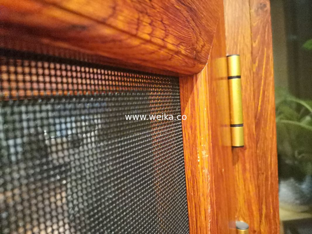 Mejor diseño Ventanas de vidrio octagonal fijo de aleación de aluminio de madera