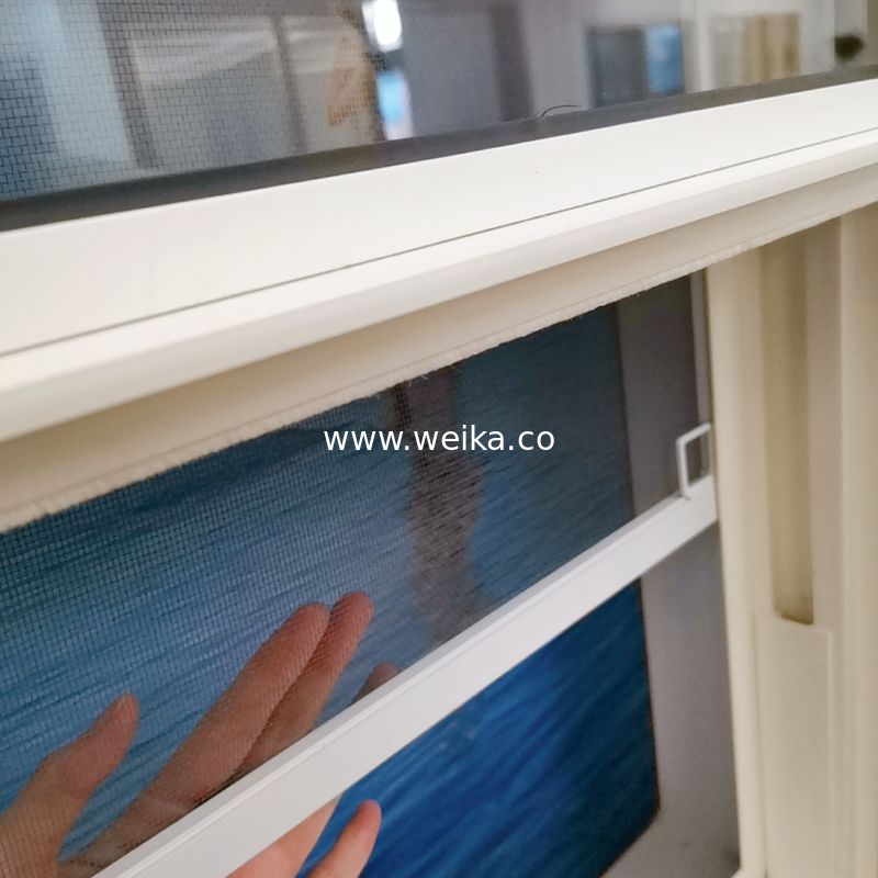 Ventana doble de vidrio templado vinilo PVC plástico UPVC para ahorrar energía