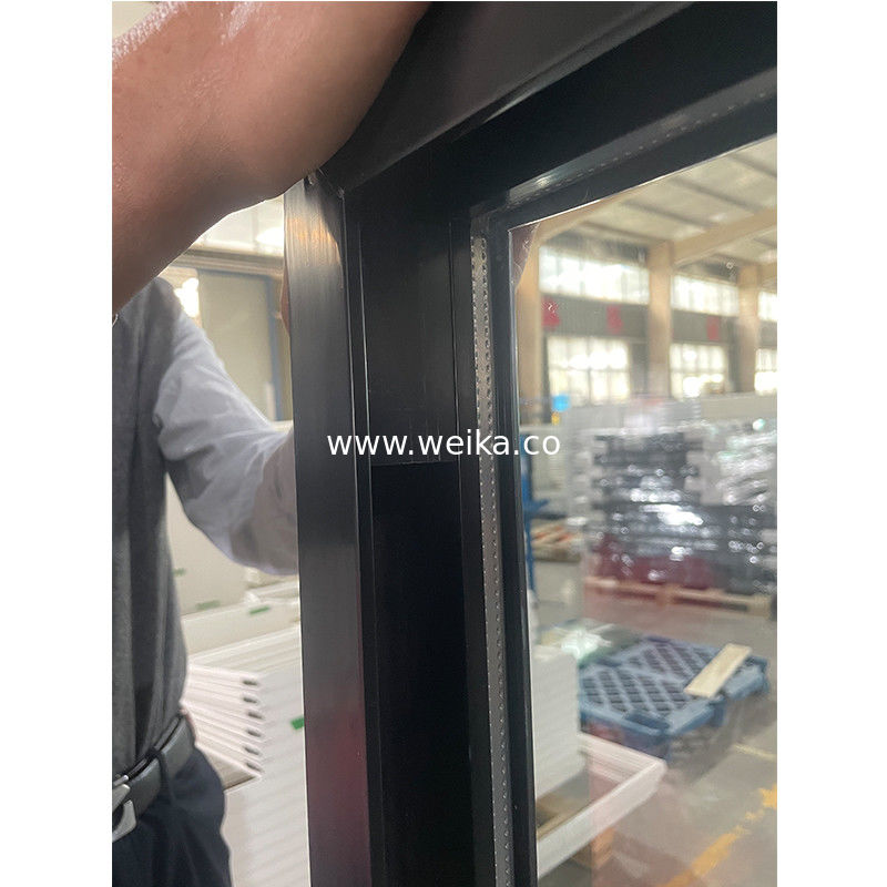Diseñado para ser energético- UPVC ventana sola colgada con bisagra de fricción y vidrio templado