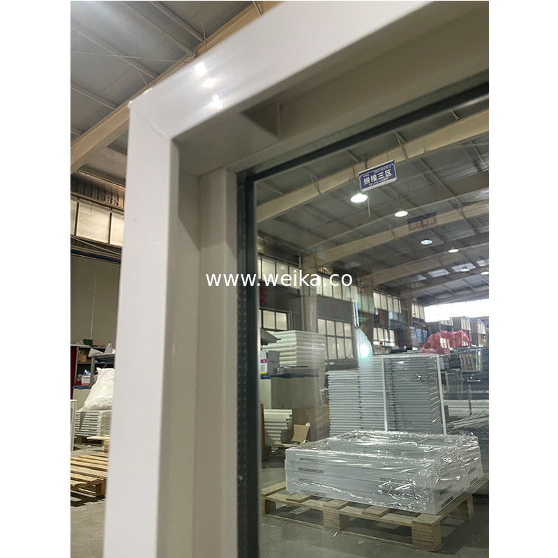 Fácil de mantener ventana corredera y puerta de UPVC con material de malla de pantalla de fibra de vidrio