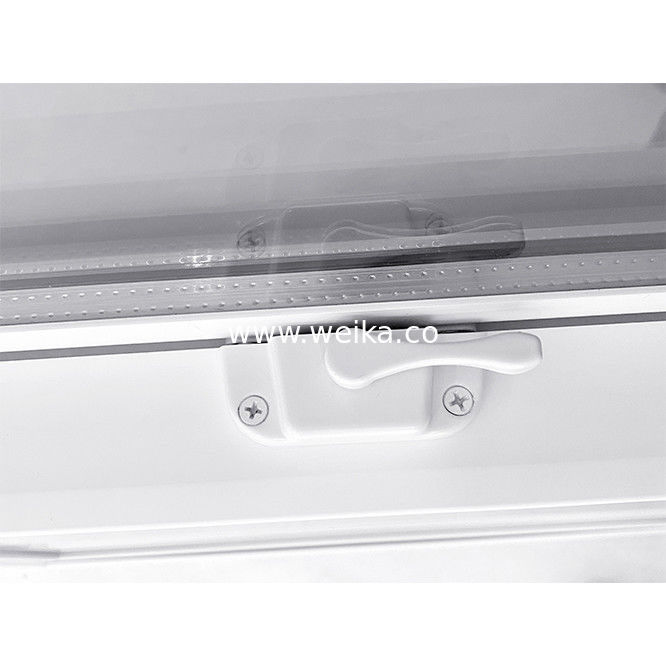UPVC Single Hang Window Profiles de todo el cuerpo y función a prueba de viento con diseño estético personalizable