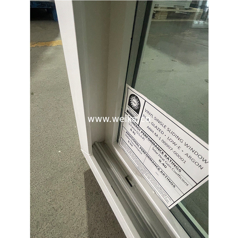 Soluciones de ventanas corredizas de PVC de doble acristalamiento 58mm/65mm/80mm/82mm Serie de perfiles y diseño de vidrio templado