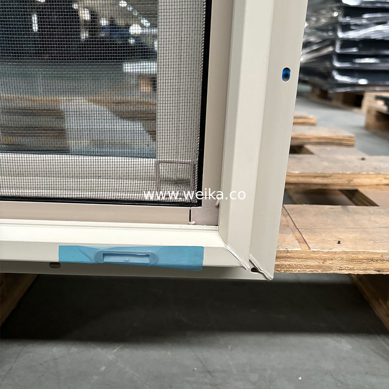 Tamaño personalizado Ventana suspendida única UPVC con material de PVC y espesor de 1,4 mm-1,8 mm