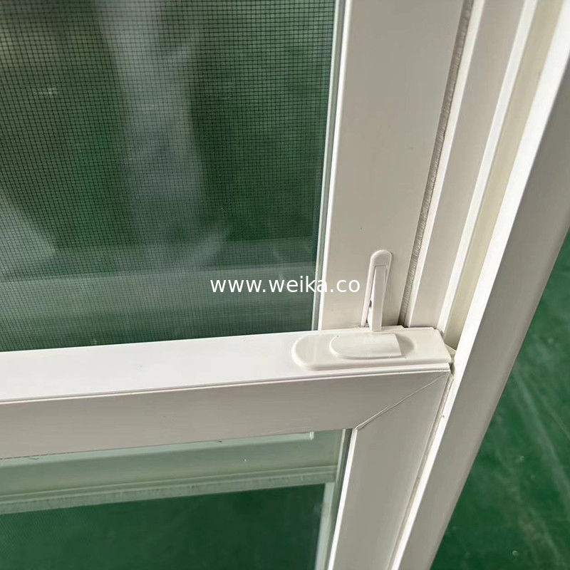 Ventanas dobles colgadas directas para la prevención de insectos y mosquitos blancos o personalizados
