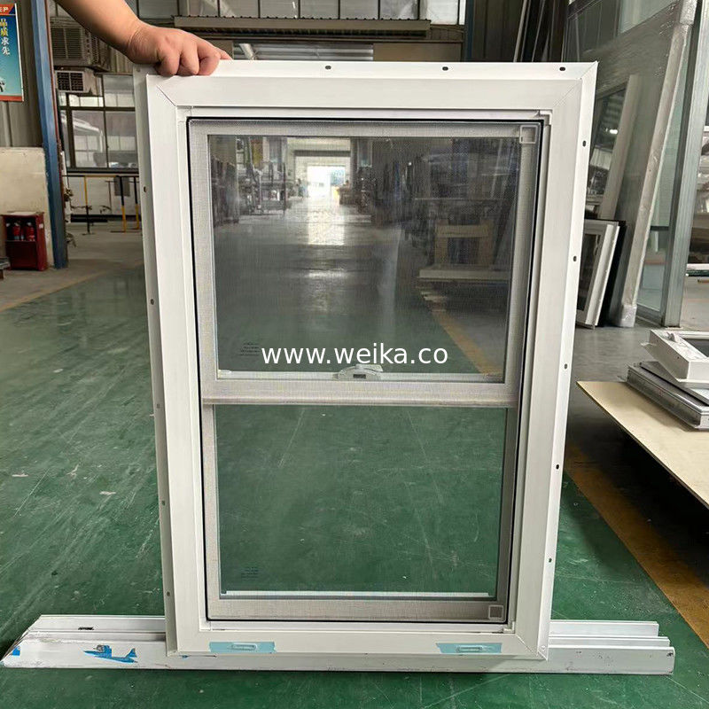 Ventanas dobles colgadas directas para la prevención de insectos y mosquitos blancos o personalizados