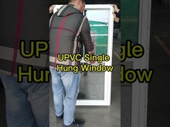 el vinilo colgó ventanas de cristal moderadas esmaltadas doble de las ventanas