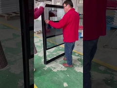 NFRC UPVC Ventana suspendida única con doble acristalamiento