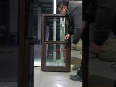 ¿Qué se ve mejor, ventanas colgadas de pvc marrón o negro