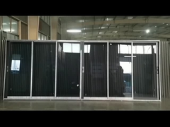 Ventanas y puertas de aluminio comercial de deslizamiento 6 puertas ventiladores grandes