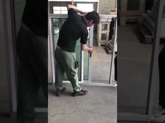 Cinturón de color natural de aluminio con cerradura de ventana y puerta