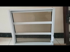 Ventana de vidrio de vidrio de aluminio Jalousie Ventanas con botón de mariposa personalizado