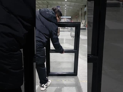 Ventana colgada de aluminio de doble inclinación de 90 mm 36x46 personalizada