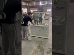 Vínil de estilo americano UPVC ventana suspendida única de tamaño personalizado