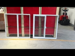 Bajo costo de mantenimiento UPVC ventana corredera y puerta alta seguridad con parrilla