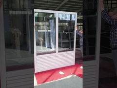 Ventana fija de vidrio insonorizado con ventilación de aire acondicionado Sistema de paneles de pared decorativos