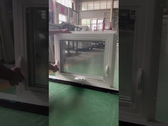 Ventana abatible superior con manivela de UPVC: diseñada para una ventilación controlada y sin concesiones